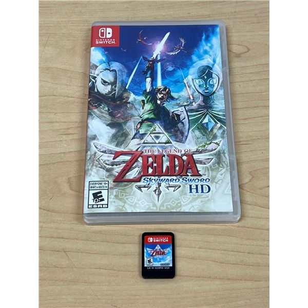 The Legend of Zelda Skyward Sword Game & Case - Nintendo Switch as pictured, not tested