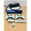 Image 1 : Microsoft XBOX 360 with controllers & accessories as pictured - powers up, not tested
