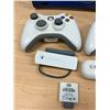 Image 3 : Microsoft XBOX 360 with controllers & accessories as pictured - powers up, not tested