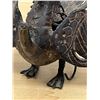 Image 9 : Vintage Metal Figural Oil Lamp (Hangable) Approx: 4.5"T 5.5"W