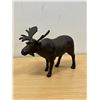 Image 1 : Metal Standing Moose Figure - Approx: 8"W 6.5"T