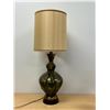 Image 1 : Superb Mid Century Ceramic Textured Tri-Light Lamp - Works - 37.5"T 14"W