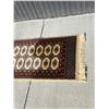 Image 4 : Greek Imperial Collection Wool Area Rug - Approx: 58x25" - see all photos for details