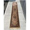 Image 1 : Wool Area Rug Hall Runner - Approx: 25 x 138" - see all photos