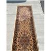 Image 4 : Wool Area Rug Hall Runner - Approx: 25 x 138" - see all photos