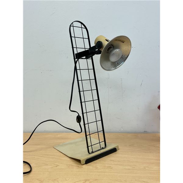 Vintage Post Modern Adjustable Ladder / Grid Lamp - Works Approx: 19.5"T