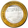 Image 4 : .999 Silver Riverboat Reno, Nevada $10 Casino Limited Edition Gaming Token