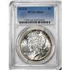 Image 1 : 1922-S $1 Peace Silver Dollar Coin PCGS MS62