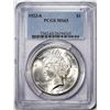 Image 1 : 1923-S $1 Peace Silver Dollar Coin PCGS MS63