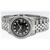 Image 8 : Rolex Mens Stainless Steel Diamond Datejust Wristwatch