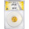 Image 1 : 1987 $5 American Gold Eagle Coin ANACS MS69