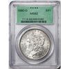 Image 1 : 1880-O $1 Morgan Silver Dollar Coin PCGS MS62 Old Green Holder