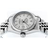 Image 9 : Rolex Ladies Stainless Steel Silver Index Datejust Wristwatch