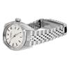 Image 4 : Rolex Ladies Stainless Steel Silver Index Date Wristwatch With Rolex Box