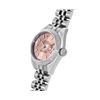 Image 3 : Rolex Ladies Stainless Steel Salmon Index Datejust Wristwatch With Rolex Box