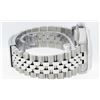Image 6 : Rolex Men's Stainless Steel White Roman Datejust Wristwatch