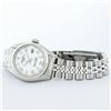 Image 5 : Rolex Ladies Stainless Steel White Dial Datejust Wristwatch
