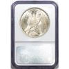 Image 2 : 1923 $1 Peace Silver Dollar Coin NGC MS65