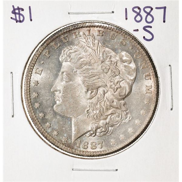 1887-S $1 Morgan Silver Dollar Coin