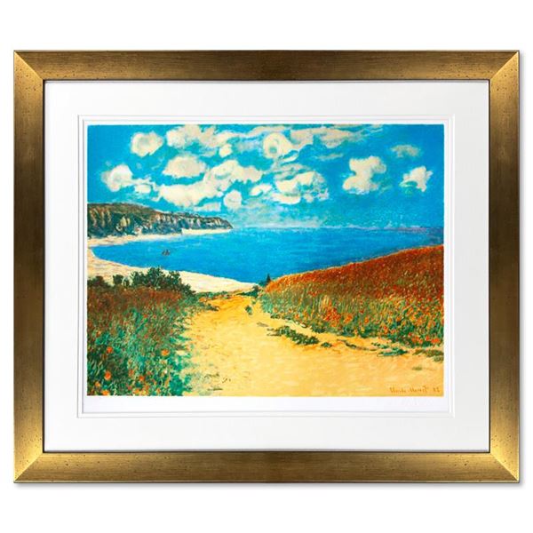 Claude Monet "Chemin Dans Les Bles A Pourville" Limited Edition Lithograph on Paper