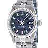 Image 1 : Rolex Ladies Stainless Steel Blue Index Datejust Wristwatch
