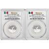 Image 1 : Lot of 2016-2017-Mo Mexico Proof 1/10 oz Silver Libertad Coins PCGS PR70DCAM