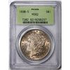 Image 1 : 1890-S $1 Morgan Silver Dollar Coin PCGS MS62 Old Green Holder