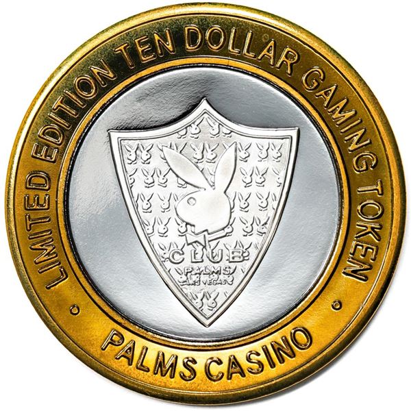 .999 Silver Palms Casino Las Vegas, NV $10 Casino Limited Edition Gaming Token