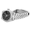 Image 4 : Rolex Ladies Stainless Steel Black Index Datejust Wristwatch