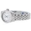 Image 6 : Rolex Ladies Stainless Steel Diamond Datejust Wristwatch
