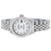 Image 7 : Rolex Ladies Stainless Steel Diamond Datejust Wristwatch