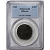 Image 1 : 1723 1/2 Penny Hibernia Colonial Copper Coin PCGS AU58