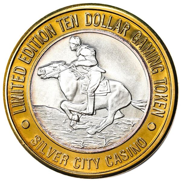 .999 Silver City Casino Las Vegas, Nevada $10 Limited Edition Gaming Token
