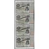 Image 1 : Uncut Sheet of (4) State of Louisiana Baby Bond Obsolete Notes