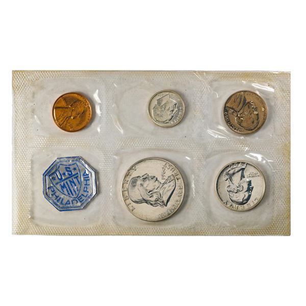 1960 (5) Coin Proof Set in Cellophane