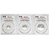 Image 1 : Lot of 2016-Mo Mexico Proof 1/20, 1/10 and 1/4 oz Silver Libertad Coins PCGS PR69DCAM