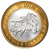 Image 1 : .999 Silver Sam Boyd's Sam's Town $10 Casino Gaming Token Limited Edition