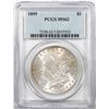 Image 1 : 1899 $1 Morgan Silver Dollar Coin PCGS MS62