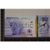 Image 1 : 2020 ARCTIC $20 CRISP UNC POLYMER COLORIZED BILL