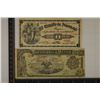 Image 1 : 2-VINTAGE MEXICO 1 PESO BILLS: 1914 DURANGO AND