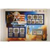 Image 1 : 1981 US MINT SET (UNC) P/D ON LARGE INFO CARD THIS