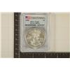 Image 1 : 2008 AMERICAN SILVER EAGLE PCGS MS70 1 OZ. SILVER