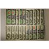 Image 1 : 20 CHINESE COLORIZED HELL NOTES: 10 $1 & 10-$5 CU
