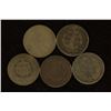 Image 2 : 1840, 41, 45,53 & 1875 SILVER SEATED LIBERTY DIMES
