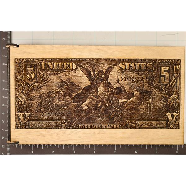 CUSTOM ENGRAVED CURRENCY BOX WITH EDUCATIONAL