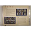 Image 2 : 1980 US MINT SET (UNC) P/D/S ON LARGE INFO CARD