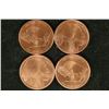 Image 2 : 4-ONE OUNCE COPPER BU ROUNDS: REPLICA OF THE