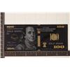 Image 1 : GOLD FOIL REPLICA OF A US $100 FRN BLACK IN COLOR