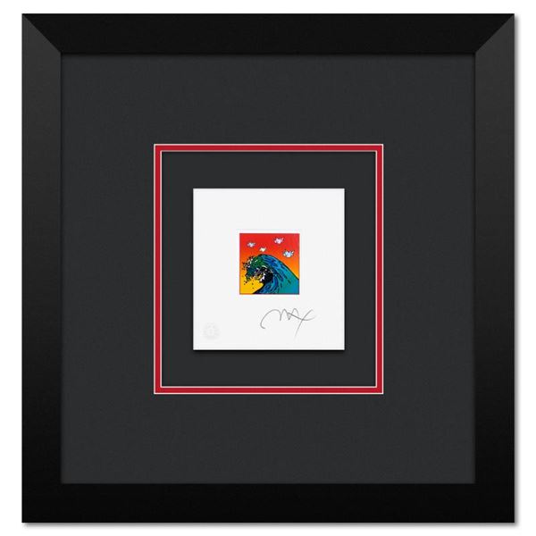 Great Wave with Doves by Peter Max