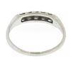 Image 6 : Vintage 18k White Gold 0.05 ctw Round Pave Diamond Stackable Wedding Band Ring